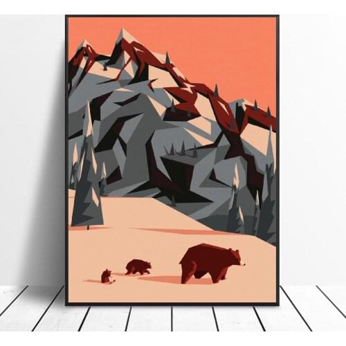 The first rays of light Canvas Painting Wall Art Pictures prints home decor Wall poster decoration for living room