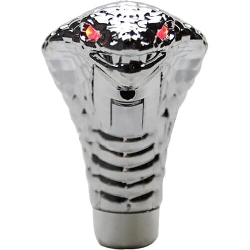 Cobra Snake Designed Universal Car Manual Gear Shift Knob Stick with LED Lamp