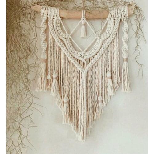 Layer Wave Macrame Wall Hanging Living Room Sofa Headboard Decoration Mandala Boho Decor Tapestry Room Decoration