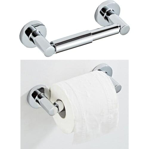 Stainless Steel Toilet Paper Holder Brushed Bathroom Wall Mount Paper Holder