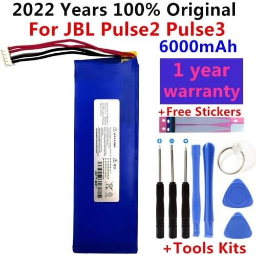 Original Replacement Battery P5542100-P For JBL Pulse2 Pulse3 Pulse 2 Pulse 3 Outdoor Speaker Rechargable Battery 6000mAh+Tools