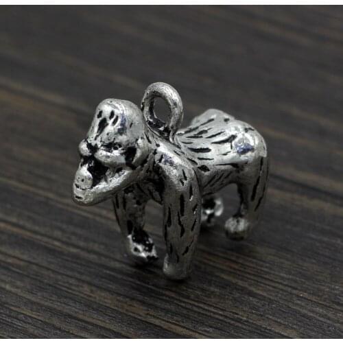 Youe shone Gorilla Necklace Alloy Gorilla Pendant Alloy Gorilla Monkey Necklace Monkey Charm Monkey Jewelry Gorilla Miniature