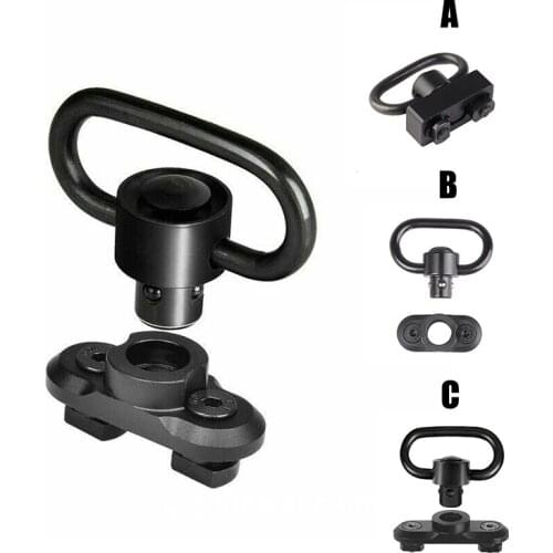 M-LOk Sling Swivel Stud Mount Adapter For Rail Quick Release QD Sling Swivel Adapter Rail Mount Kit Tool Hunting Equipment