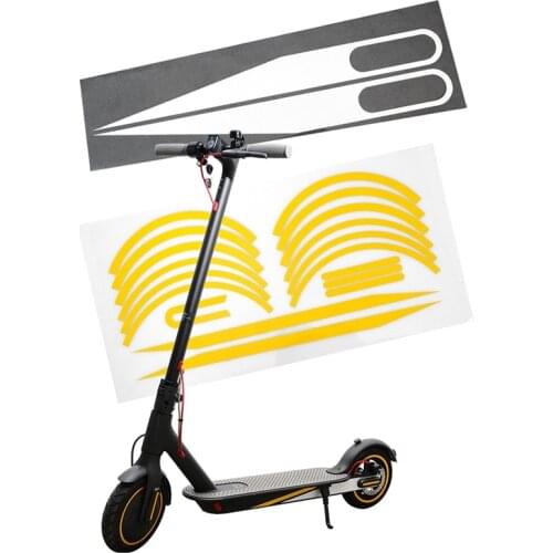 Scooter Parts Reflective Sticker Reflect Light Tags Reflective Stickers For XiaoMi 1/1S/Pro Accessories