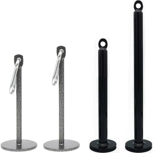 Weight Plate Loading Pin Grip Strength Training Stand Home Rack with Carabiner Fitness Accessories Maximum about 300kg