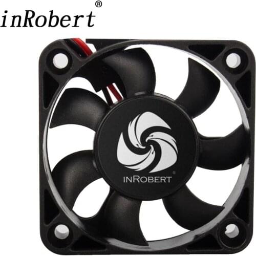 InRobert Cooler Fan Dual Ball Bearing DC 12V 2Pin 5CM 50mm 50x50x10mm 5010 Printers Parts Brushless Cooler Radiator Part