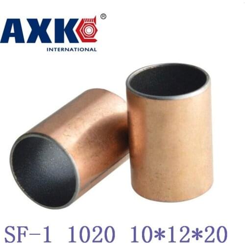 10pcs Sf1 Sf-1 10pcs1020 1020 10*12*20 Self Lubricating Composite Bearing Bushing Sleeve 10 X 12 X 20mm Free Shipping