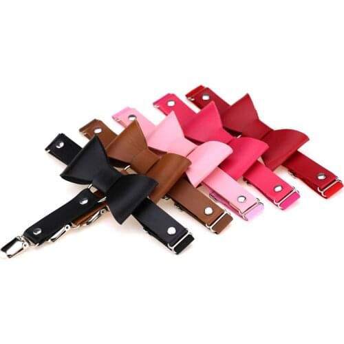 16 Color Fashion Rock Girl Garter Belt Bow Harajuku Women Punk Leg Ring Harness Bow Adjustable Garter for women Pole Dance 558