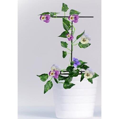 Lightweight 3Pcs Great Metal Climbing Plant Support Supplies Durable Potted Flower Stands Attractive for Home