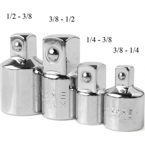 4pcs/lot 1/4 3/8 1/2 Drive Socket Adapter Converter Reducer Air Impact Socket Wrench Adapter Hand Tools Set
