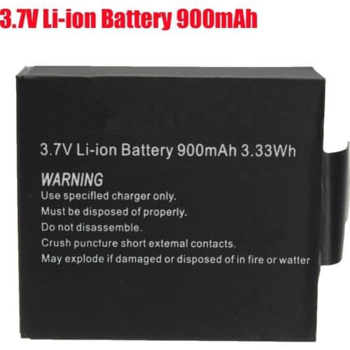 3.7V 900mAh Sport Camera Battery For SJCAM SJ4000 SJ5000 SJ6000 SJ7000 4K Sport Camera Replacement Bateria for SJ4000 SJ7000