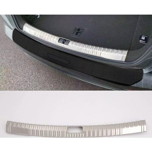 Car accessories For Audi A6 C8 2019 Inner Rear Bumper Protector Sill Car Accessories Trunk Trim stainless steel