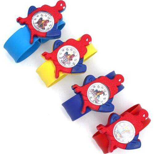 Disney Marvel Kid Watches Spiderman Cartoons Watch for Girls Boys Stainless Steel Watch Stainless Steel Watch Christmas Gift