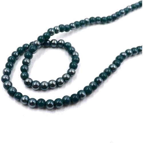 Hot~200pcs 4mm Round Shape Crystal Glass Beads charm Beads Loose Spacer Bead for DIY Jewelry Making YZ42