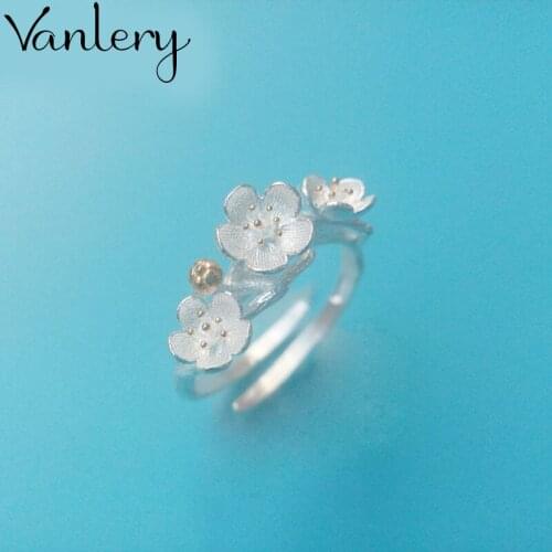 Creative Style Boho Flower Rings For Women Men Adjustable Ring Fashion Charm Jewelry Wholesale 2021