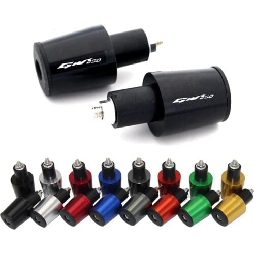 Motorcycle Accessories 7/8 '' 22MM Handlebar Grips Handlebar Cap End Plugs For SUZUKI GW 250 INAZUMA GW250 2008-2015