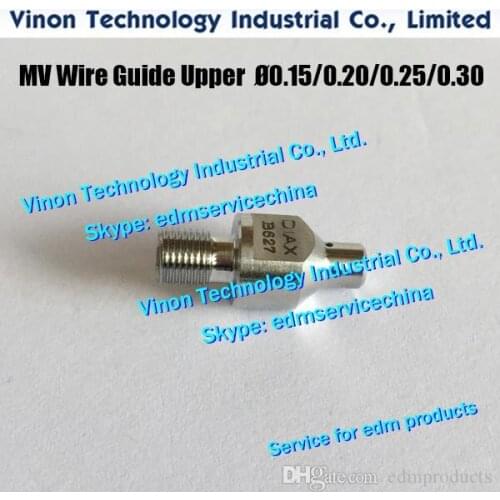 X052B627G66 d=0.105mm MV Upper Wire Guide MV136 for Mitsubishi MV1200,MV2400. X052-B627-G66, DEG24A, DEG2400 Upper Die Guide