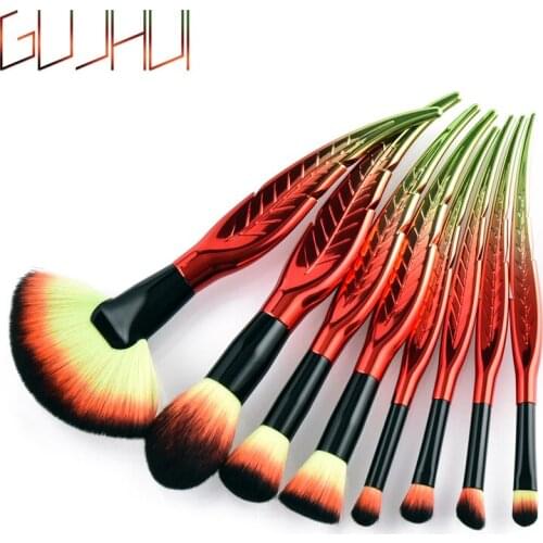 New Style 4/8/10Pcs/set Makeup Brushes Tools Kit Power Foundation Blush Eye Shadow Fan Cosmetic Beauty Make Up Brush Maquiagem