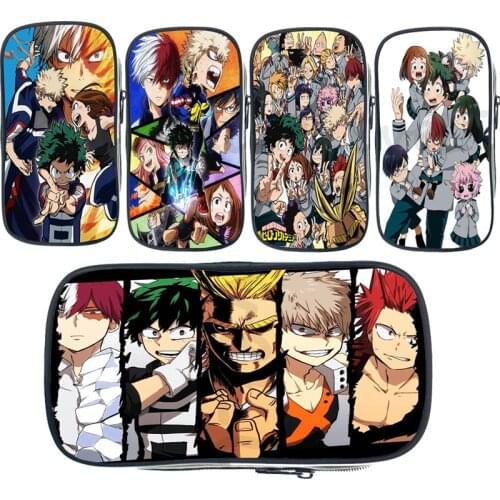 My Hero Academia Pencil Holder Girls Pencil Case Children Deku Pen Bag Teens Stationery Bag Kids Pencil Box Boys School Case