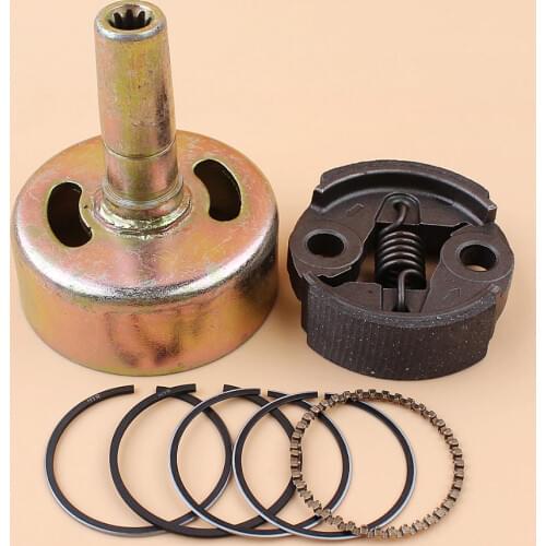 9T Clutch Drum Pinion Gear 35mm Piston Rings Kit Fit HONDA GX25 25cc 4-Cycle Engine Motor Trimmer Strimmer Parts