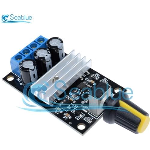 DC 6V 12V 24V 28V 3A 80W PWM Motor Speed Controller Regulator Adjustable Variable Speed Control With Potentiometer Switch