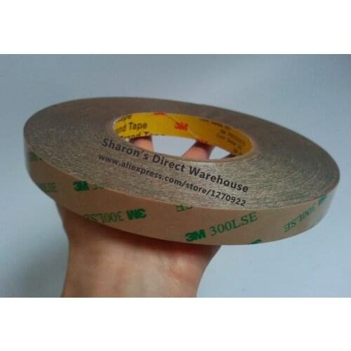 50mm*55M 3M 9495LE 300LSE PET Super Strong Sticky Double Adhesive Clear Tape for iPad Phone LCD Frame Panel Touch Screen Joint