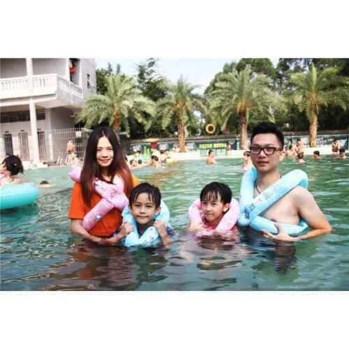 [VIP]Fashionable PVC Inflatable Swim Ring Creative Underarm Inflatable Vest Multicolor Beach Swim Ring Pool Party Water Float