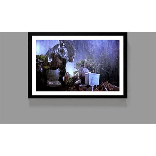 Funny Bathroom Art Canvas Prints Jurassic Toilet Movie Posters Painting Wall Pictures for Bedroom Home Decor