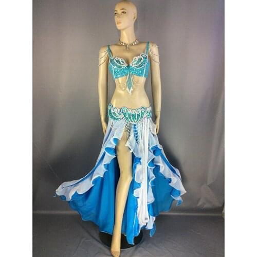 New design high quality Womens belly dance costume sets Halloween costume sexy belly dancing clothes bellydance Christmas wear