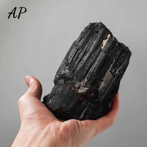 1PC Natural Crystal Big Rough Ornaments Tourmaline Healing Reiki Stone For Home Furnishings
