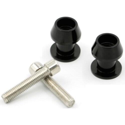 10mm M10 CNC Swing Arm Stands Screws Bolts Swingarm Spools Slider Bobbins for Kawasaki Ninja ZX-6RR 1998 - 2006 2005 2004 2003