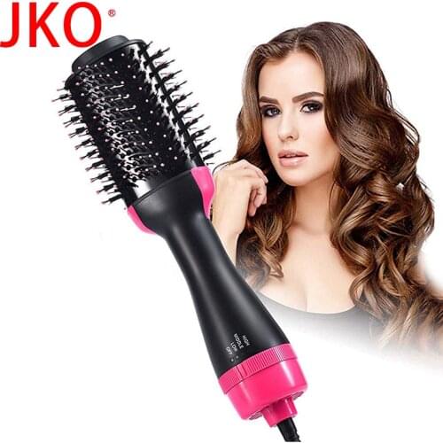3 hi 1Hair Dryer Brush Air Atyling Brush Hair Straightener Dryer OneStep Straightening Hot Air Brush Dryer And Plumper Comb
