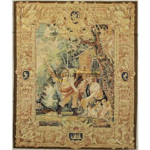 Tapestry curtain fabric gobelin tapestry wall tapestry lotus tapestry decoration handmade hanging wall tapestry macrame