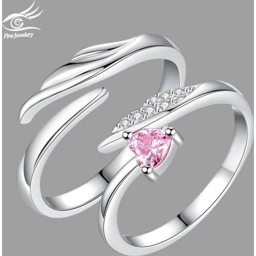 7KMOOR 925 Sterling Silver New Jewelry Fashion Woman Opening ring anniversary wedding anniversary wedding engagement Couple Ring