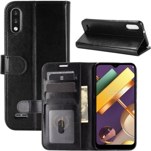 LM-K200 Case for LG K22 (6.2in) 2020 Cover Wallet Card Stent Book Style Faux Leather Flip Protect Black 22K LGK22 LMK200 K 22