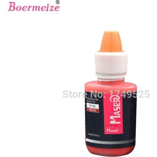 Makeup 1 Bottle 9746 Peach 10ML professional tattoo permanent makeup free ship by china past tattoo ink pigment color for ta