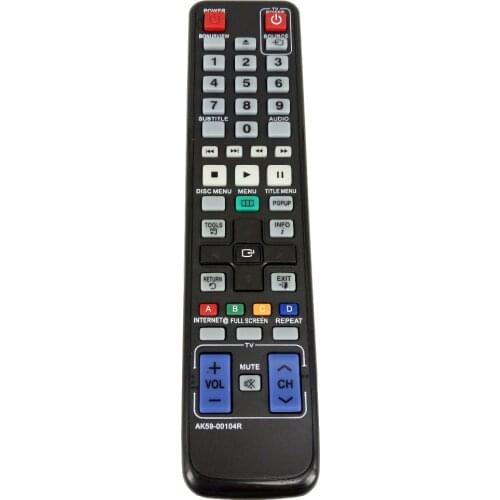 NEW Replacement AK59-00104R for SAMSUNG Blu-Ray DVD Player Disc Remote Control for BD-C6900 BD-C6500 BD-C5500 BD-D5300 BD-C6800