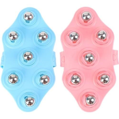 Roller Ball Body Massager Muscle Pain Relief Massager Neck Back Massage Brush 1pc