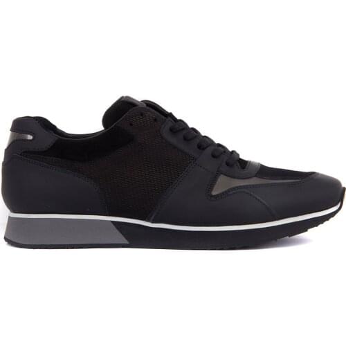 Sail Lakers- Genuine Leather 2020 Men Shoes Lace-up Sneaker Shoe Black Grey Mens Footwear Size 40-45 Made in Turkey