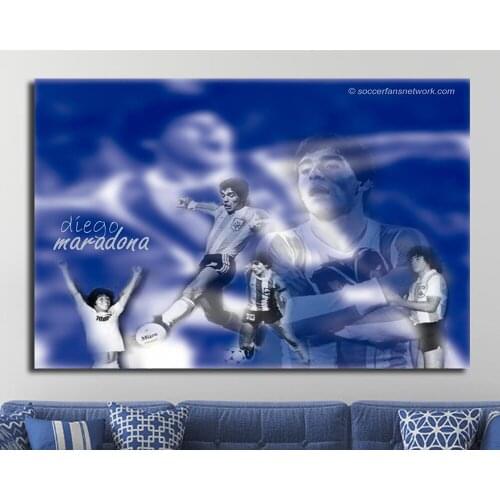 Custom Poster Silk Home Deco 11 Decoration Legend Diego Armando Maradona Football Super Star Great Wall Art Christmas Gift