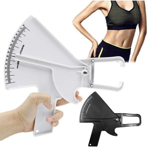 80MM Skinfold Caliper Body Fat Caliper Body Fitness Tester Analyzer Fat Measure Beauty Health Keeper Slimming Measurement Tool