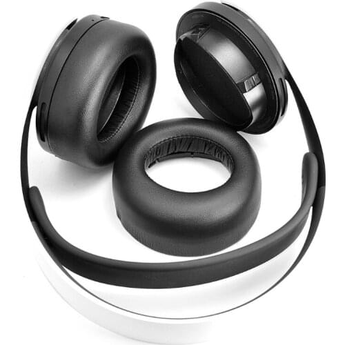 Replacement Leather Earpads Cover for -PS5 Wireless PULSE 3D Headphones Earcup Protectors Ear Cushions Skin-Friendly