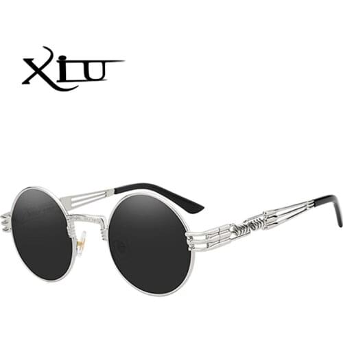 XIU Metal Polarized Sunglasses Men Women Brand Designer Glasses Mirror Sun Glasses Fashion Gafas Oculos De Sol UV400 Classic