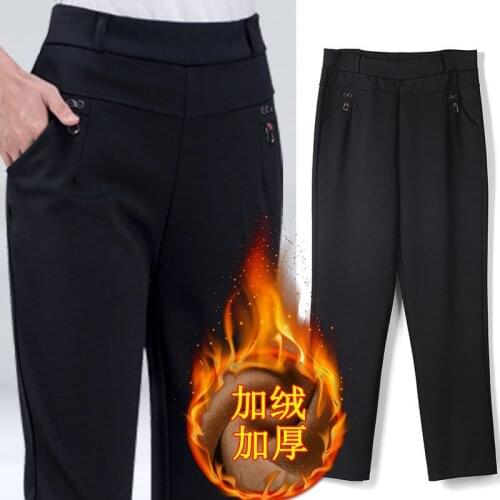 Women Pants Autumn And Winter High Waist Straight Pants Loose Womens Pants Spring And Autumn Pantalones De Mujer
