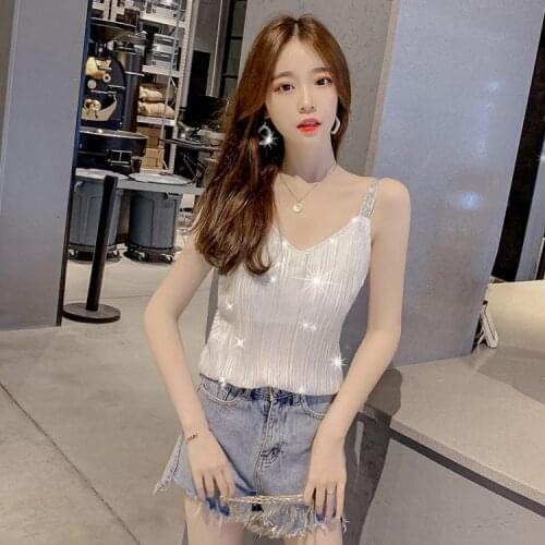 Women Corset Tops 2020V Collar Sexy Camisole Vest for Women Tank Camis Crop Top For Women