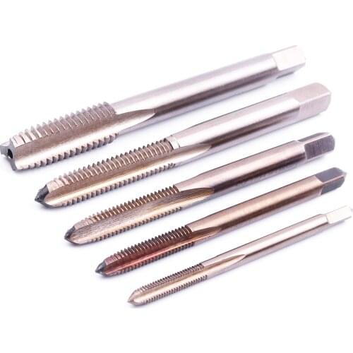 1Pcs Screw Thread Metric Plug Taps Professional High Hardness HSS M3 M4 M5 M6 M8 Wholesale Retail