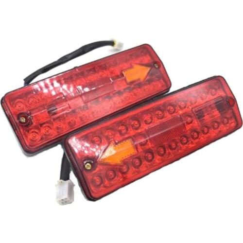 12V DC LED Rear Tail Light Brake Turn Signal Reverse Lamp For Electric-Tricycle