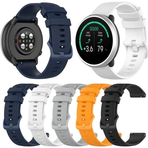 20mm Silicone Replacement Watch Band Strap for Polar Ignite Wrist Bracelet Watchband Watch Accessories