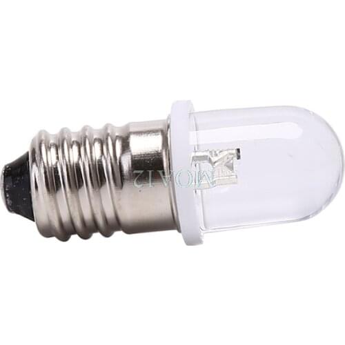 5pcs E10 Led Bulb Instrument Bulb E10 Indicator Bulb Old Fashioned Flashlight Bulb E10 DC 3V 4.5V
