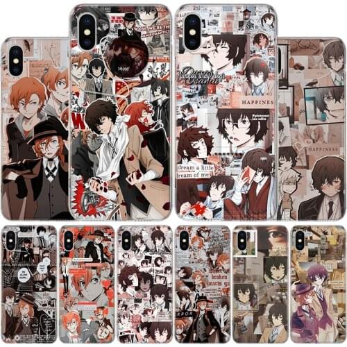 Bungo Stray Dogs Poster Cover Phone Case For Apple iphone 11 12 Pro XR X XS Max 7 8 6 6S Plus + 7G 6G 5 SE 2020 Coque Popular